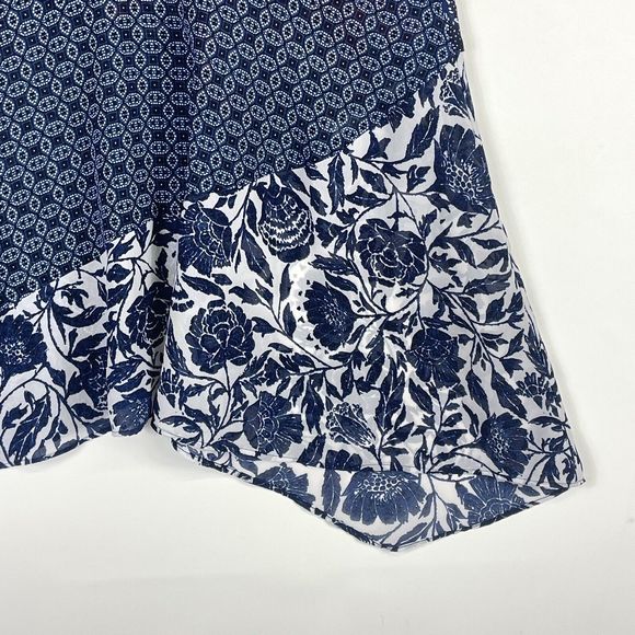 Jessica Simpson Maternity Chiffon Sheer Floral Top Blouse Shirt Womens Sz Small - Picture 8 of 9